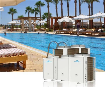 Bomba de calor de piscina de font d'aire comercial